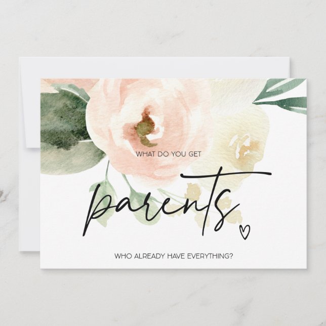 Carte Grand-parents Grossesse Révéler Parents ayant bébé (Devant)