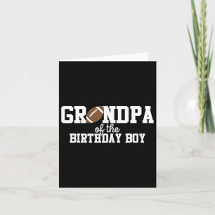 Carte Grand-Père 5 De L'Anniversaire De Football Garçon