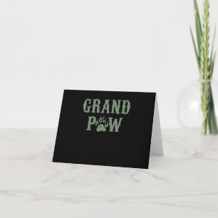 Carte Grand-Père Amateur de Chiots Grand Paw