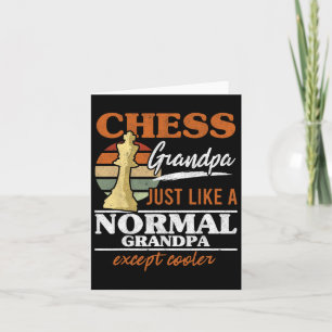 Carte Grand-père d'échecs tout comme un grand-père norma
