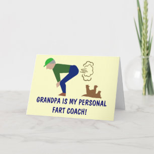 Carte Grand-père drôle