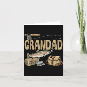 Carte Grand-père du gros poisson pêchant O-Fish-Ally 1er