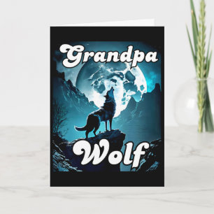 Carte Grand-père Loup Tribu assortie Loups Camping Pack