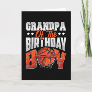 Carte Grand-père Sketll garçon d'anniversaire famille Ll