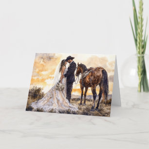 Carte Grand Prairie & Mountain Sunset Aimer Bénédiction