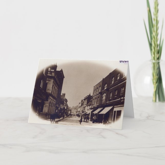Carte Grand-rue de Godalming, Surrey, c.1900 (Devant)