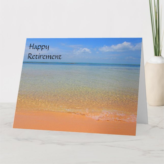 Carte grand sable doré (Devant)