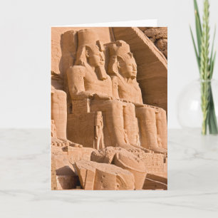 Carte Grand Temple d'Abou Simbel - Ramses II - Egypte