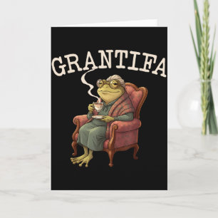 Carte Grand Tifa Grenouille Drôle Graphique Hommes Femme