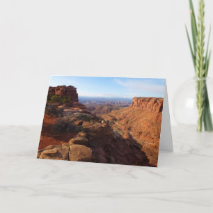 Carte Grand View Point dans le parc national des Canyonl