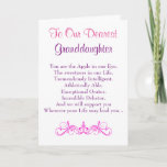 Carte granddaughter birthday card.girls.daughters.female<br><div class="desc">Word art card from my mind</div>