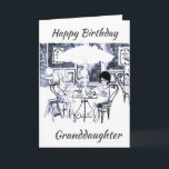 CARTE "GRANDDAUGHTER" HAPPY BIRTHDAY CARD<br><div class="desc">TELL YOUR ***GRANDDAUGHTER**** "WITH THIS CARD" THAT YOU WISH HER A "VERY HAPPY BIRTHDAY" AND THAT YOU **LOVE** HER. THANKS FOR STOPPING BY ONE OF MY EIGHT STORES.</div>