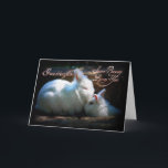Carte Granddaughter Kissing Bunnies Happy Birthday<br><div class="desc">Cute bunnies share a kiss!</div>