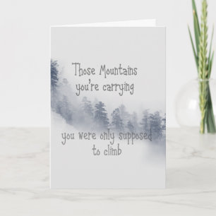 Carte Grande citation inspirante pour les moments diffic