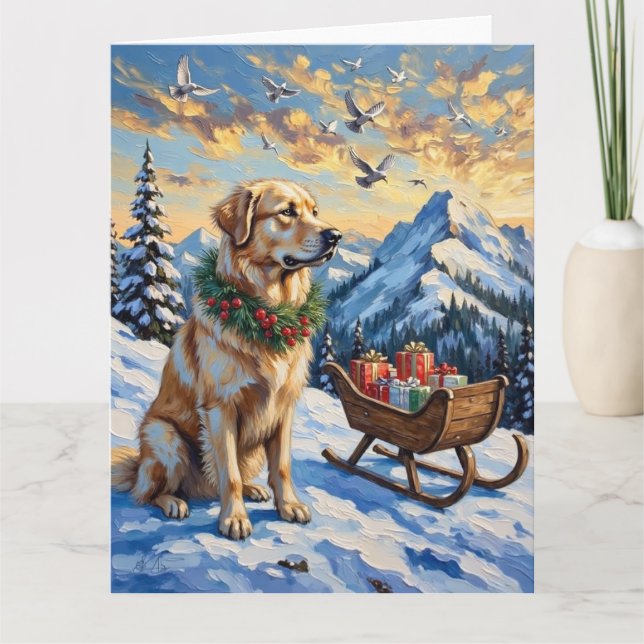 Carte Grande fête de Noël des Pyrénées (Devant)