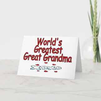 Carte Grande grand-mère du monde