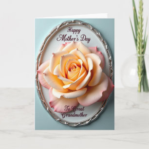 Carte Grande Mémé Rose Pêche
