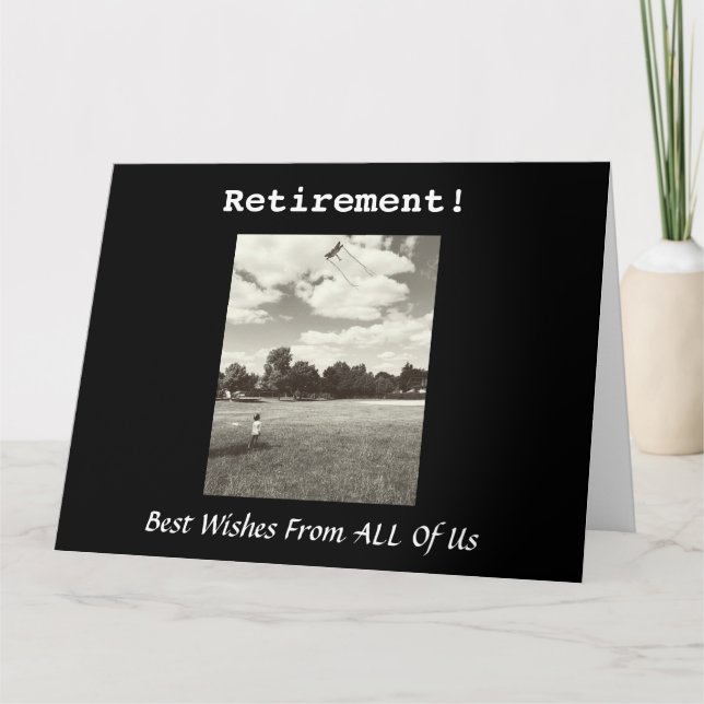 Carte Grande retraite de nous tous Inspiration Joyeuse (Devant)