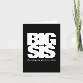 Carte Grande Sœur : Douée chronologiquement depuis [Anné