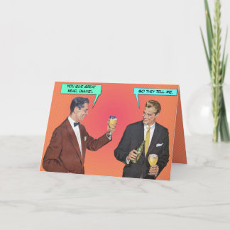 Carte Grande tête [carte de voeux faite sur commande]
