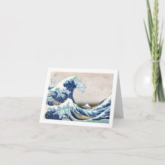 Carte Grande vague au large de Kanagawa Hokusai Art japo