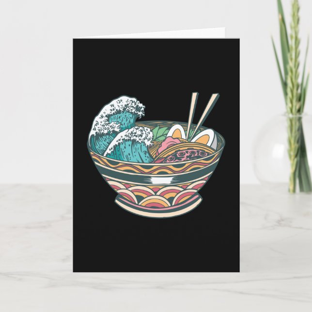 CARTE GRANDE VAGUE RAMEN (Devant)