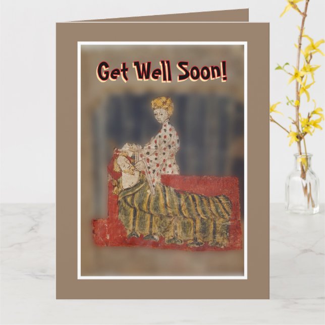 CARTE GRANDES SALUTATIONS DE COLLABORATEURS "OBTENEZ-VOU (Fleur jaune)