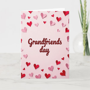 Carte Grandfriends Day Lovely Hearts