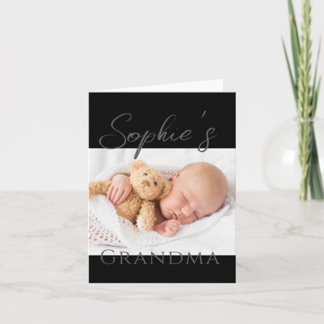 Carte Grandma Photo T Shirt  (Devant)