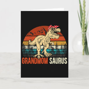 Carte Grandmomsaurus T Rex Dinosaure Grand-mère Saurus M