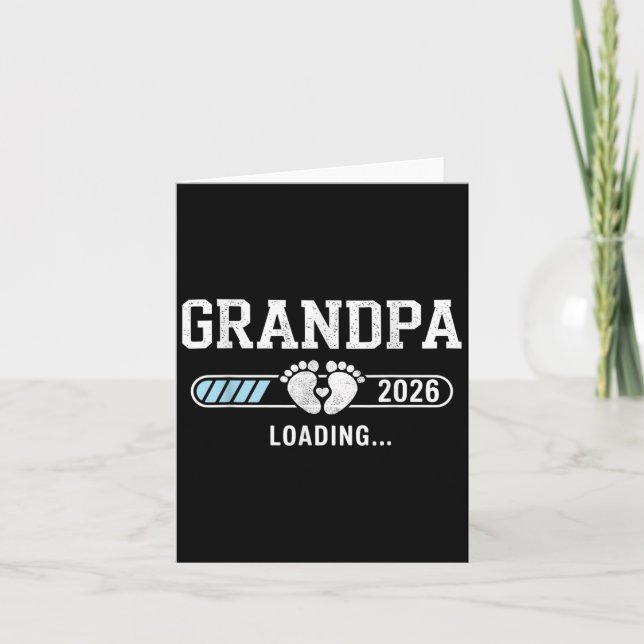Carte Grandpa 2026 Chargement (Devant)