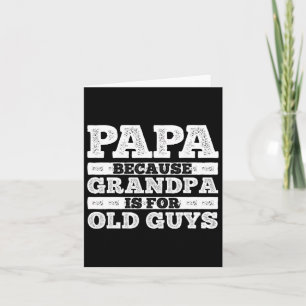 Carte Grandpa Art Pour Hommes Grand-Père Papa Père Paren