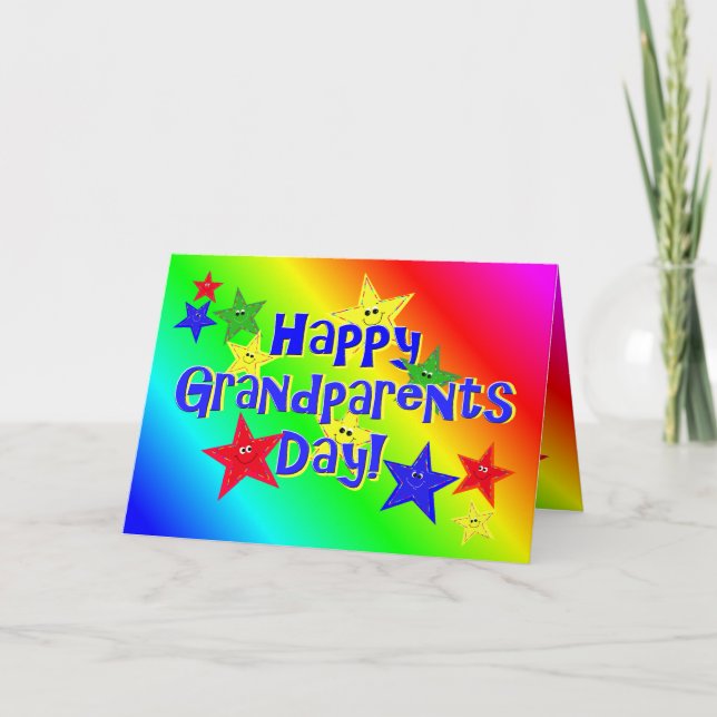Carte Grandparents Day Stars Card (Devant)