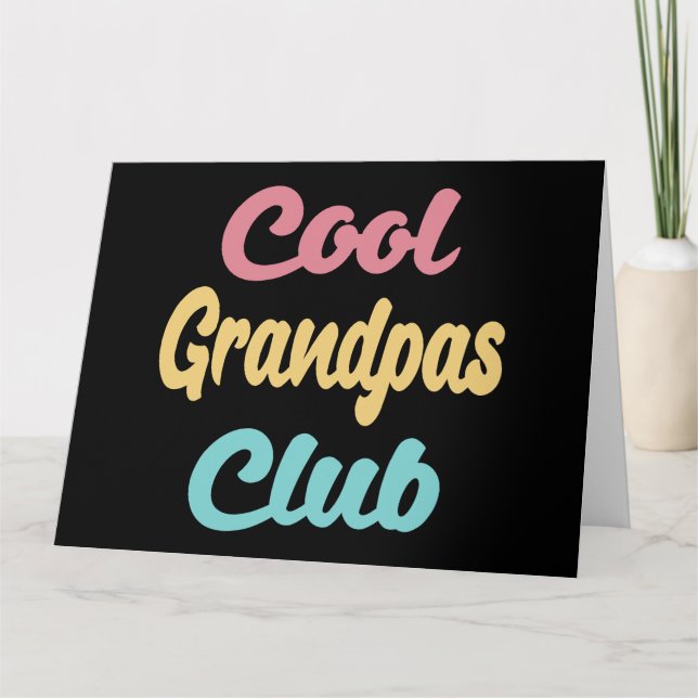 Carte Grandpas Club II cool (Devant)