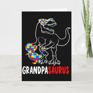 Carte Grandpasaurus T Rex Dinosaure Autisme Sensibilisat