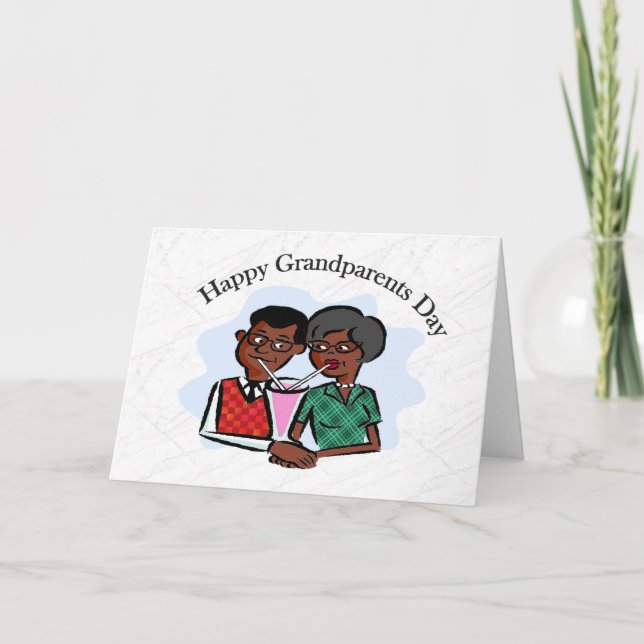 Carte Grands-parents heureux Day2 (Devant)
