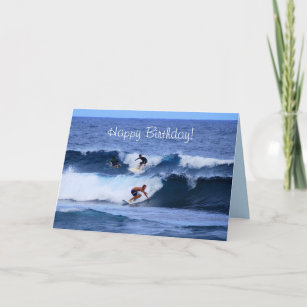 Cartes Planche Surf D Anniversaire Zazzle Fr