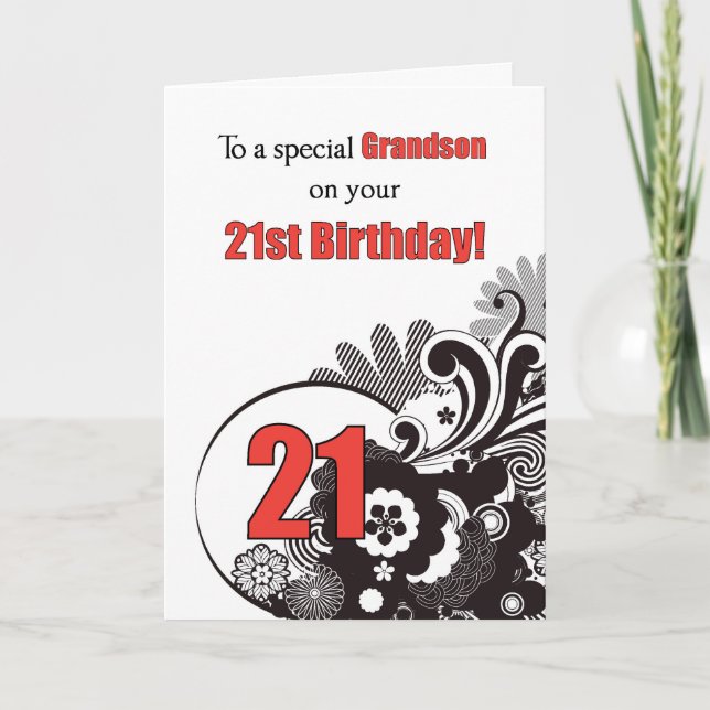 Carte Grandson, 21e anniversaire des tourbillons religie (Devant)
