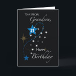 Carte Grandson 21st Birthday Star Black<br><div class="desc">As your grandson turns 21,  this inspirational birthday card celebrates withim. L'avenir de la législation européenne</div>
