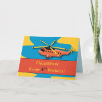 Grandson, 4e anniversaire avec hélicoptère