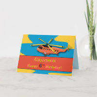Grandson, 6e anniversaire avec hélicoptère