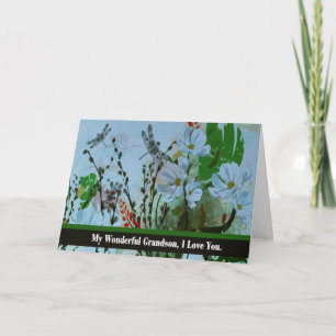 Carte Grandson, good bye From Terminally ill Grandparent