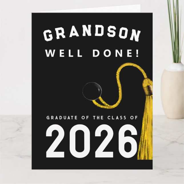 Carte Grandson Graduation 2025 Card (Devant)