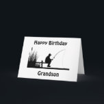 CARTE *GRANDSON* SEULEMENT LA MEILLEURE JOURNÉE DE PÊCHE<br><div class="desc">UN COOL SOUHAITE POUR CE "PÊCHEUR" DANS VOTRE VIE ! ! ! ET MERCI D'ARRÊTER À L'UN DE MES HUIT MAGASINS ET DE REVENIR BIENTÔT !</div>