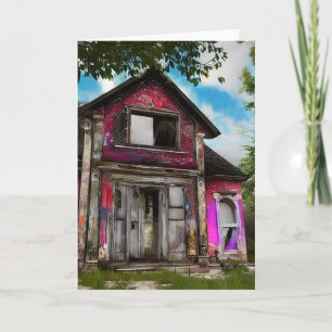 Carte Grange abandonnée près des bois
