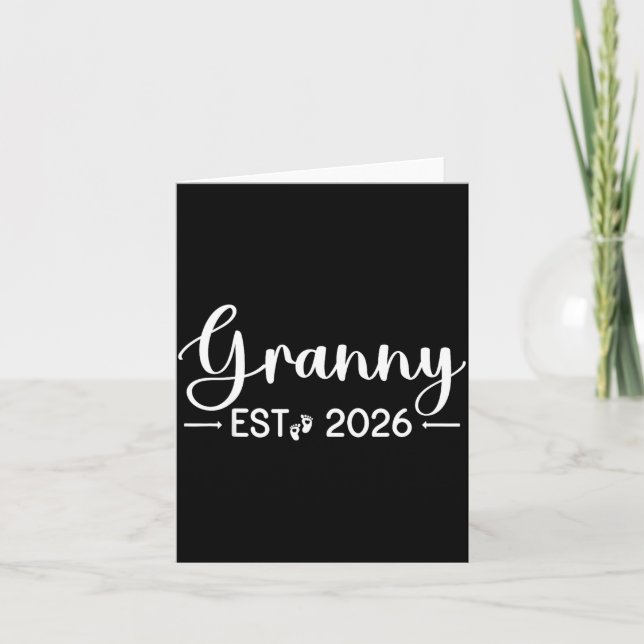 Carte Granny Est 2026 New Matching Mother To Be 2026  (Devant)