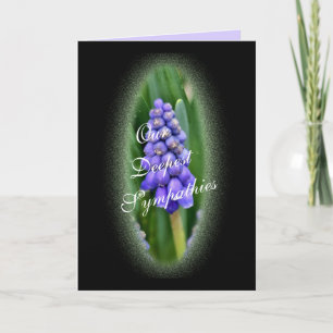 Carte Grape Hyacinth 388 sur Blk- personnaliser toute oc