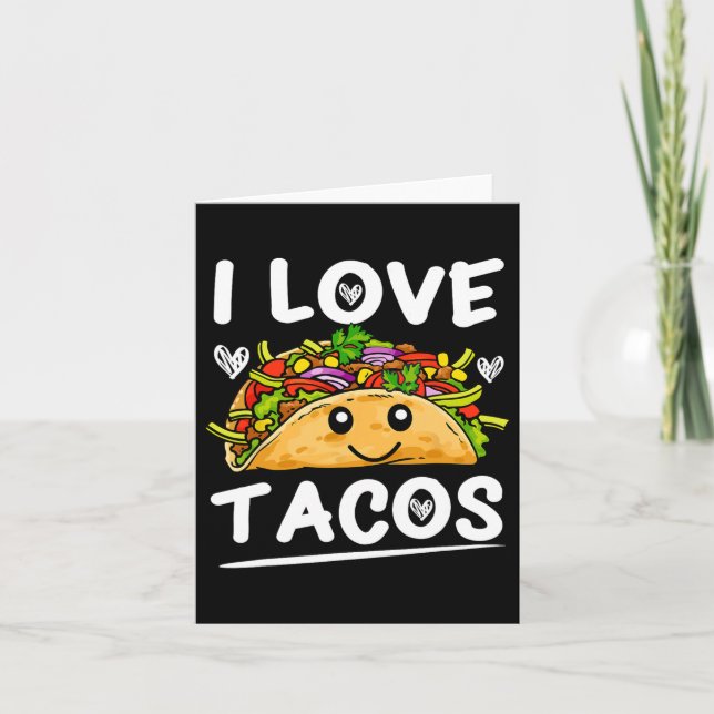 Carte Graphique 365 J'aime les Tacos Tee Cinco De Mayo T (Devant)