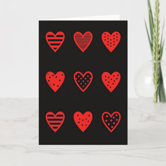 Carte graphique à cœur sincère (Devant)