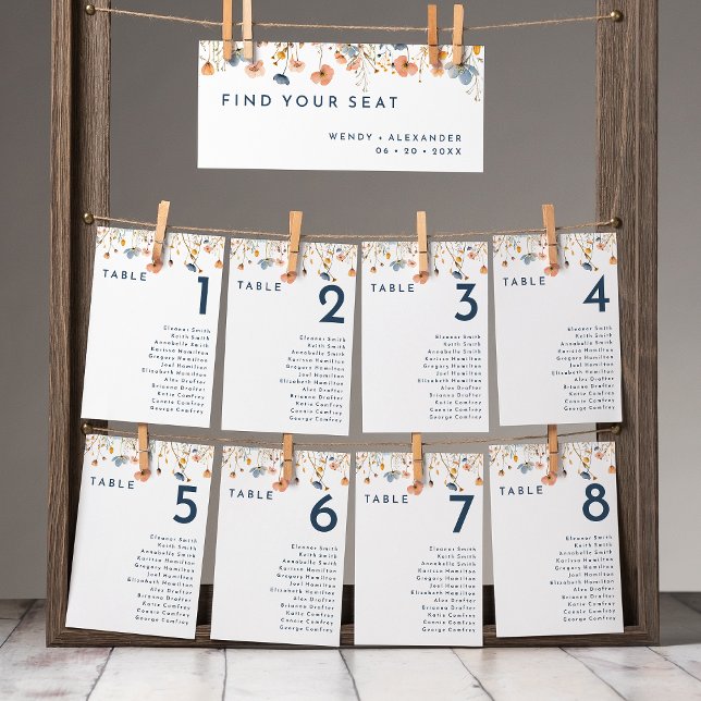 Carte graphique à pendage floral gras élégant (Créateur téléchargé)
